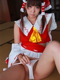 [Cosplay] Reimu Hakurei with dildo and toys - Touhou Project Cosplay(65)